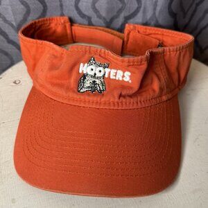 Hooters Visor Hat Cap Orange Women’s